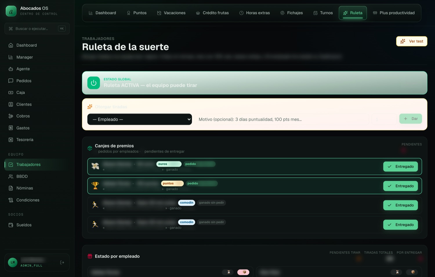 Fidelización y gamificación — captura real